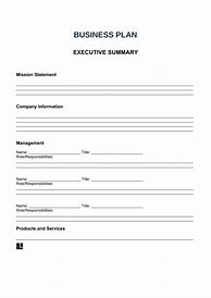 Image result for New Product Business Plan Template