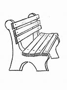 Image result for Bench Coloring Page