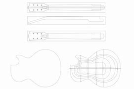 Image result for Gibson Les Paul Body Template