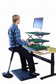 Image result for Adjustable Sit-Stand Workstation