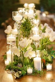 Image result for Ivory and Champagne Wedding Table