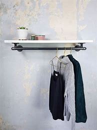 Image result for Wall Mounted Railing Clothes