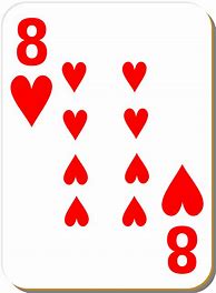 Image result for 8 Hearts Playing Card