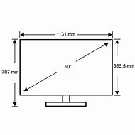 Image result for 49 Inch TV Dimensions