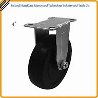 Image result for 4 Inch Rubber Fixed Caster Wheels