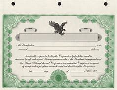 Image result for Stock Certificate Book of Digital Pages PDF Format