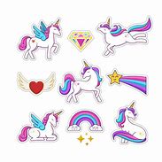 Image result for Cute Unicorn Stickers