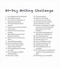 Image result for 30-Day Creative Writing Challenge