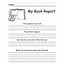 Image result for Second Grade Book Report Template