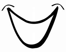 Image result for Happy Mouth Transparent Black and White