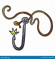 Image result for Cartoon Long String Hook Fishing