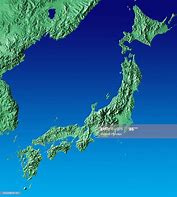 Image result for Topographic Map of Japan