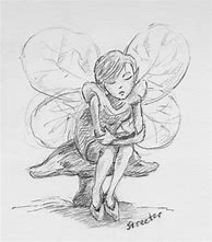 Image result for Tinkerbell Drawing Simple