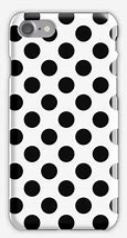 Image result for iPhone 8 Black White Polka Dot Case