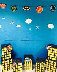 Image result for Superhero Theme Trade Show Booth