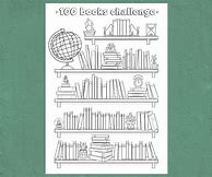 Image result for 100 Book Challenge Reading Log Printable