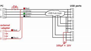 Image result for 4-Port USB Hub Circuit Diagram