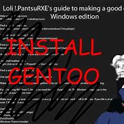 Image result for Gentoo Linux Meme