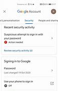 Image result for Security Code Settings Google
