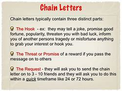 Image result for Chain Lrtters