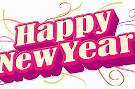 Image result for Happy New Year Sticker PNG