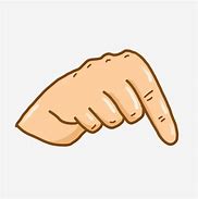 Image result for Cartoon Finger Pointing Down