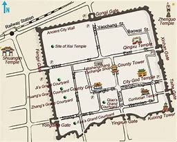 Image result for Map of Pingyao