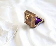 Image result for Purple Velvet Antique Ring Box