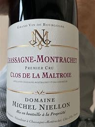 Image result for Michel Niellon Chassagne Montrachet Clos Maltroie Rouge