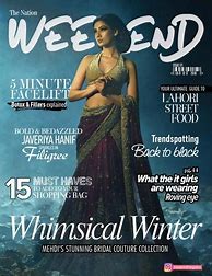 Image result for Weekend Magzine Cover