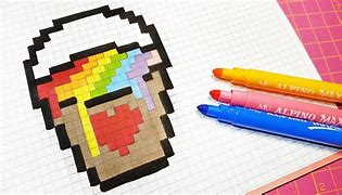 Image result for Pixel Art Easy Rainbow