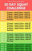Image result for 30-Day Exercise Challenge Template