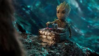 Image result for Baby Groot with Death Button