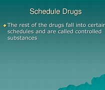 Image result for 5 Schedules of Controlled Substances