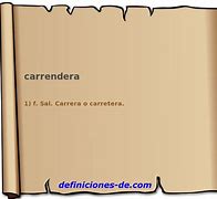 Image result for carrendera