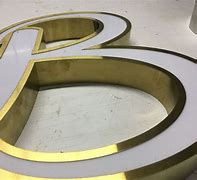 Image result for Gold Letter Sign