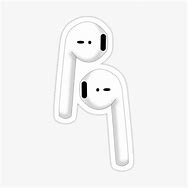 Image result for Air Pods Red Bubble Stickers