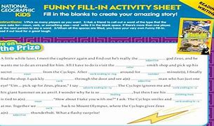 Image result for Funny Fill in Blank Stories