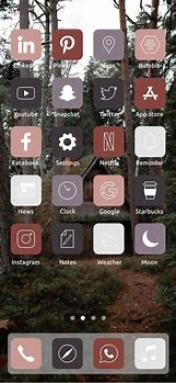 Image result for iPhone Aesthetic Homepage