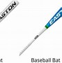 Image result for Softball vs Baseball Bat