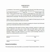 Image result for Blank Printable Promissory Note