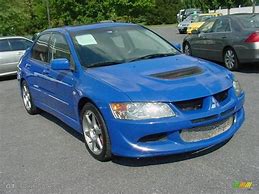 Image result for 2003 Lancer Evolution Blue