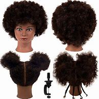 Image result for Curly Hair Mannequin Head
