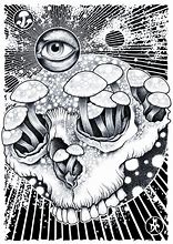 Image result for Black and Gray Psychedelic Clip Art