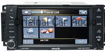 Image result for Chrysler Sirius Radio