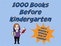 Image result for 1000 Books by Kindergarten Log