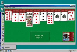 Image result for Spider Solitaire Windows 98 Plus
