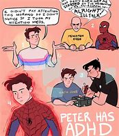 Image result for Peter Parker Book Meme