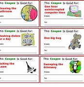 Image result for Free Printable Chore Coupons