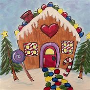 Image result for Paintings of Gingerbread Houses